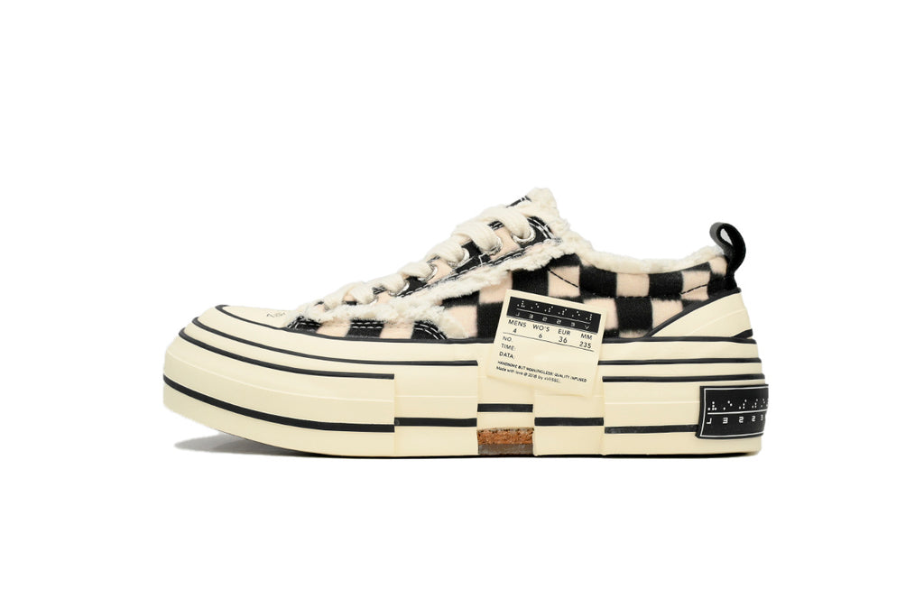 xVESSEL G.O.P. Lows Chessboard Grid Sneakers