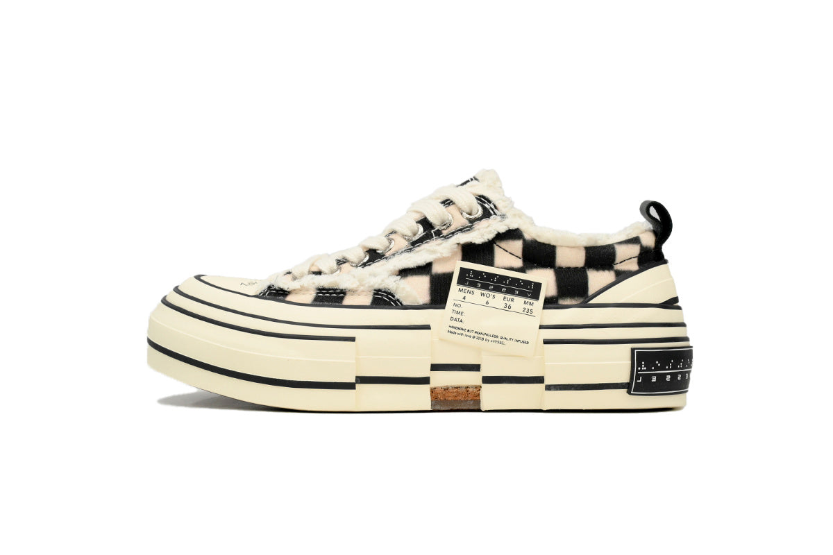 xVESSEL G.O.P. Lows Chessboard Grid Sneakers