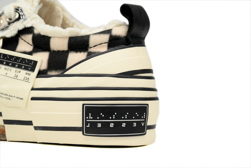xVESSEL G.O.P. Lows Chessboard Grid Sneakers