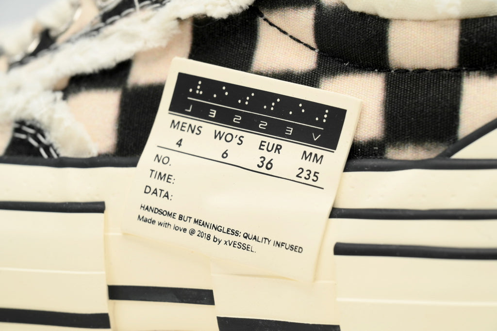 xVESSEL G.O.P. Lows Chessboard Grid Sneakers