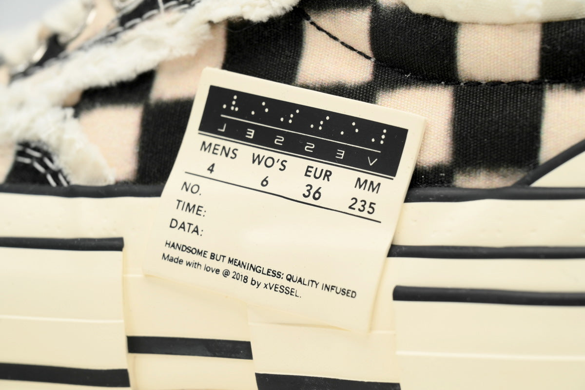 xVESSEL G.O.P. Lows Chessboard Grid Sneakers