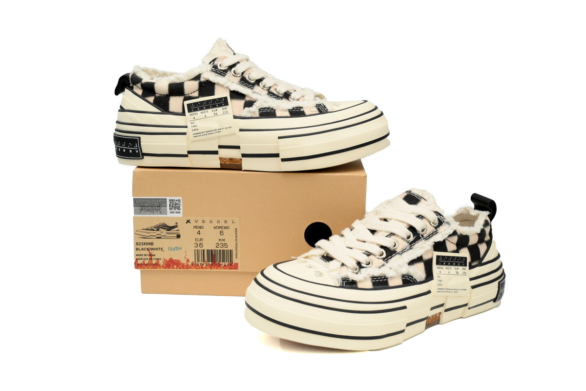 xVESSEL G.O.P. Lows Chessboard Grid Sneakers