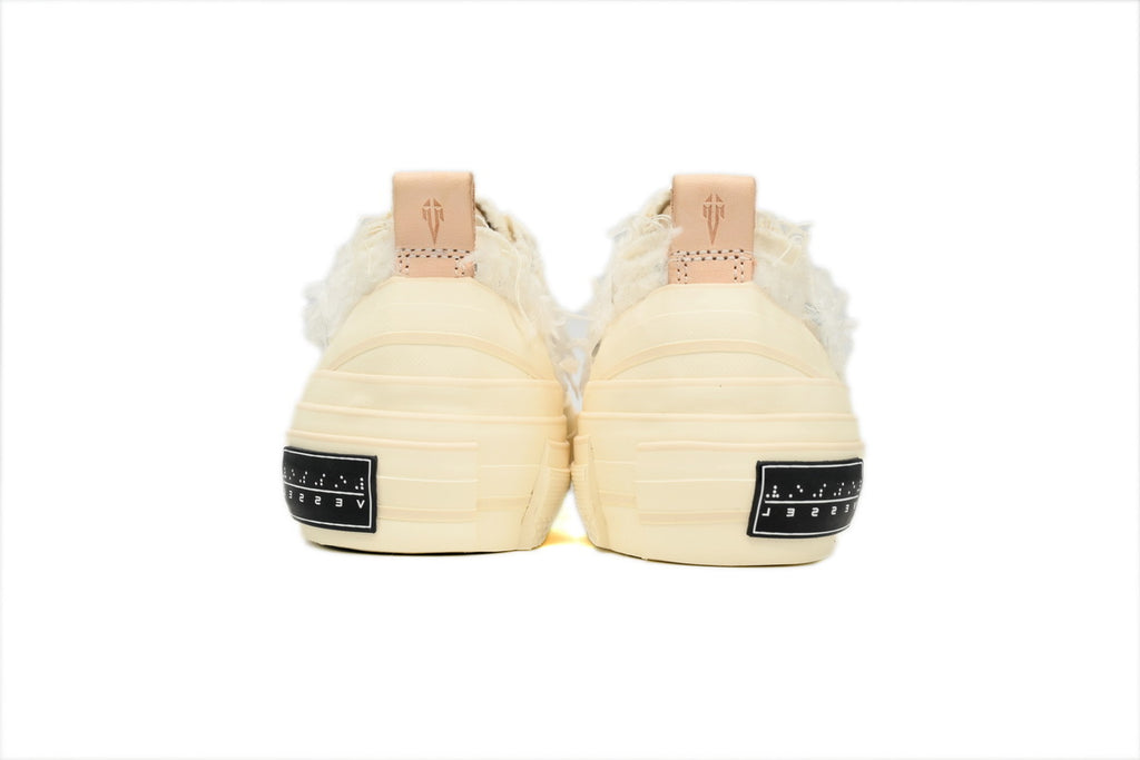 xVESSEL G.O.P. Lows Luxe Plume White Sequin Sneakers
