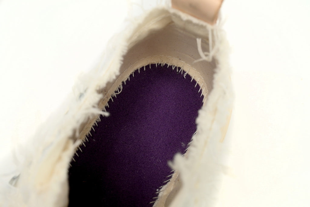 xVESSEL G.O.P. Lows Luxe Plume White Sequin Sneakers