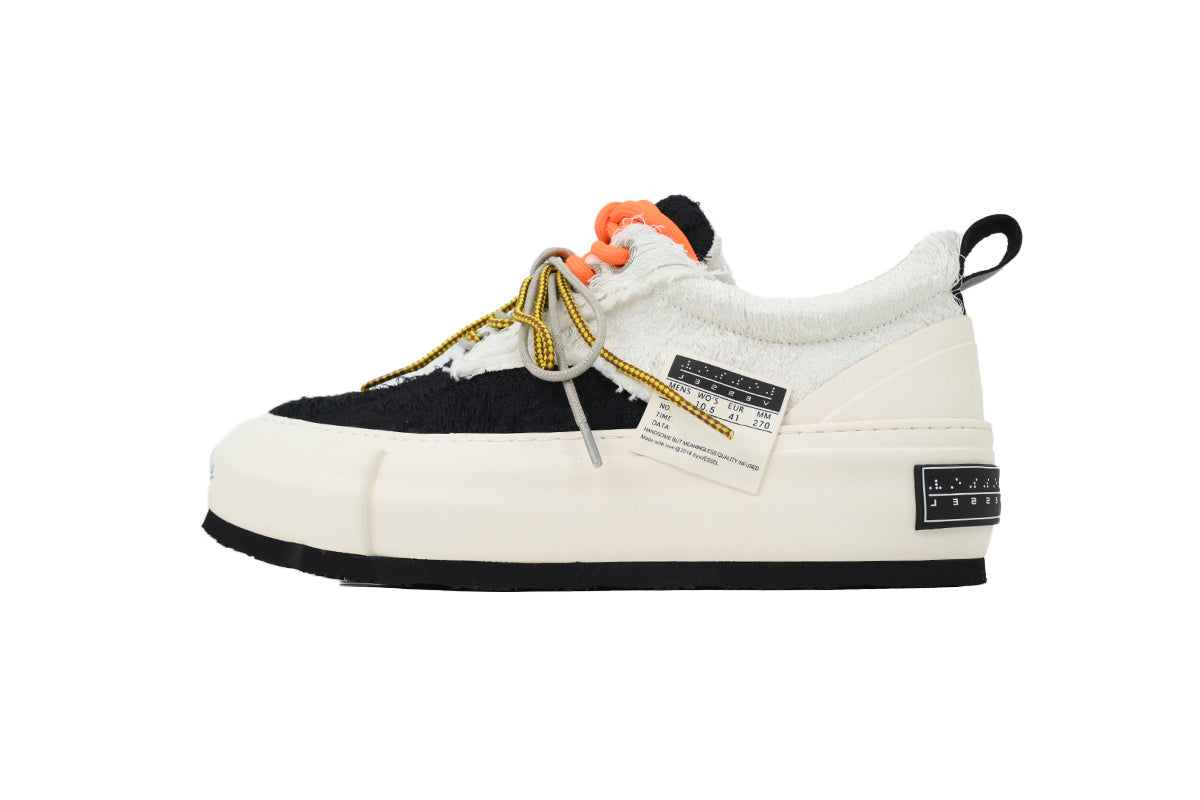 xVESSEL Nougat Snowflake Yin-Yang Black White Sneakers