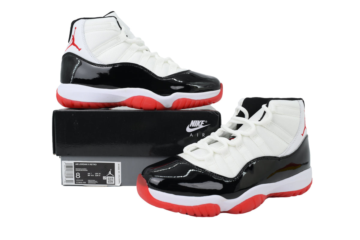 Air Jordan 11 Retro White Black Red