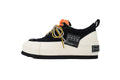 xVESSEL Nougat Snowflake Black Plush Sneakers