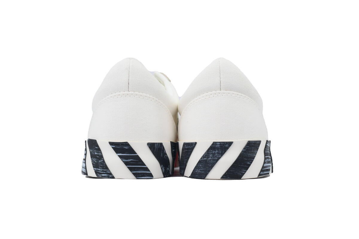 Off-White Vulc Low Women's White Black Canvas Sneakers