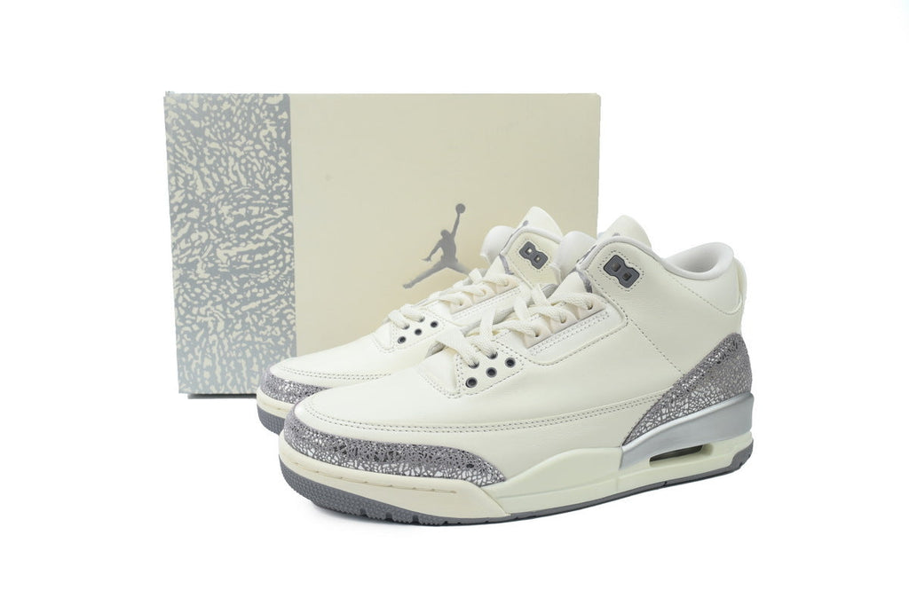 Air Jordan 3 Retro 'Sail Metallic Silver'