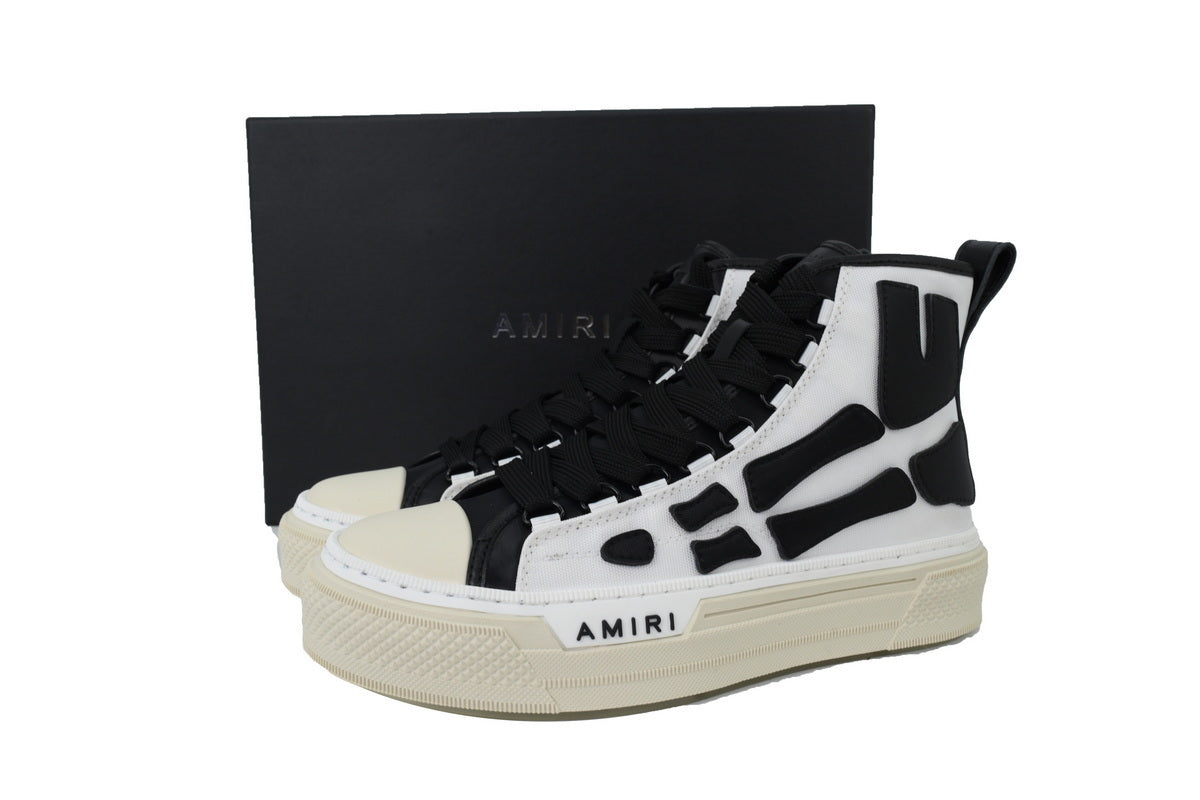 AMIRI White Black Sneakers