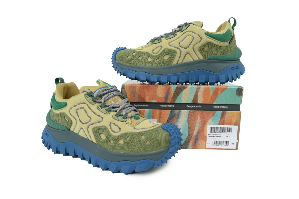 Moncler x Salehe Bembury Trailgrip Grain Green Sneakers
