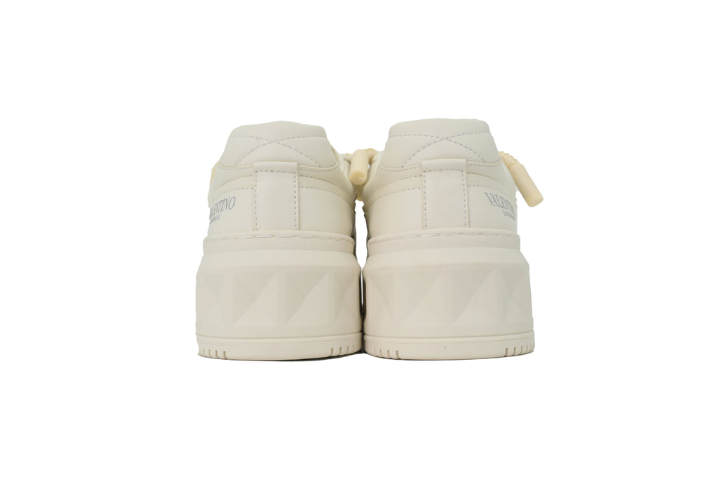 Valentino Garavani One Stud XL Calfskin Platform Sneakers