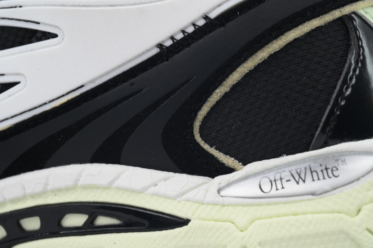 Off-White Be Right Back Black Lime Sneakers