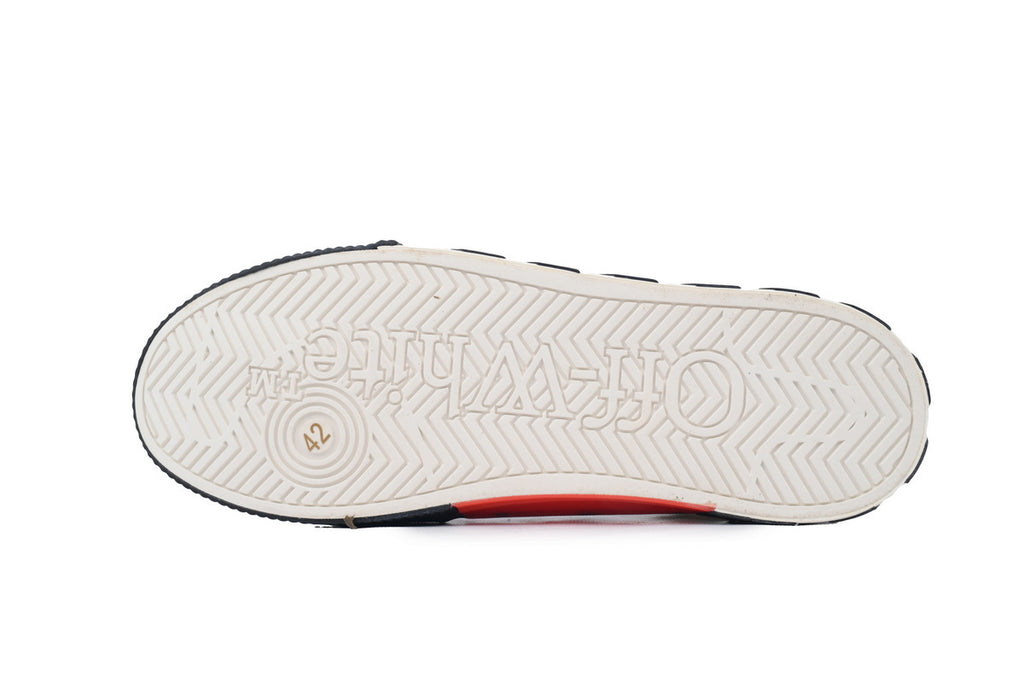 Off-White Vulc Low White Grey Canvas Sneakers