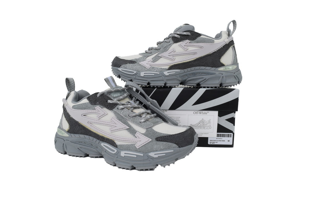 Off-White Be Right Back Grey Colorblock Sneakers