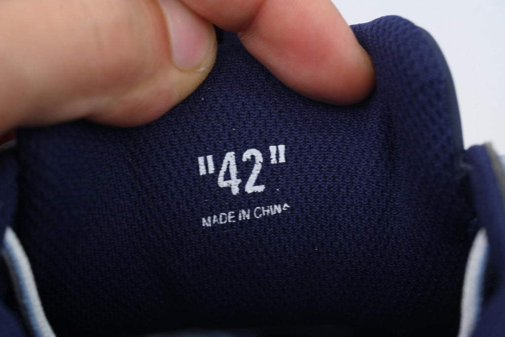 Off-White Be Right Back Navy Blue Sneakers