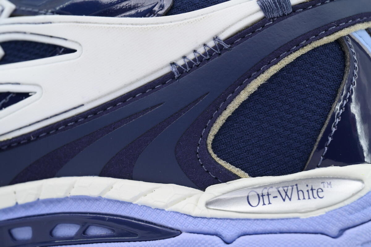 Off-White Be Right Back Navy Blue Sneakers