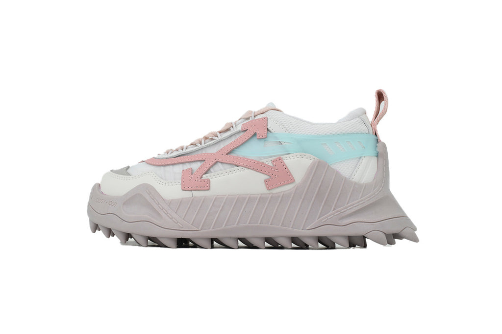 Off-White ODSY-1000 Grey Powder Pink Sneakers