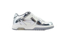 Off-White Out of Office White Silver Leather Sneakers