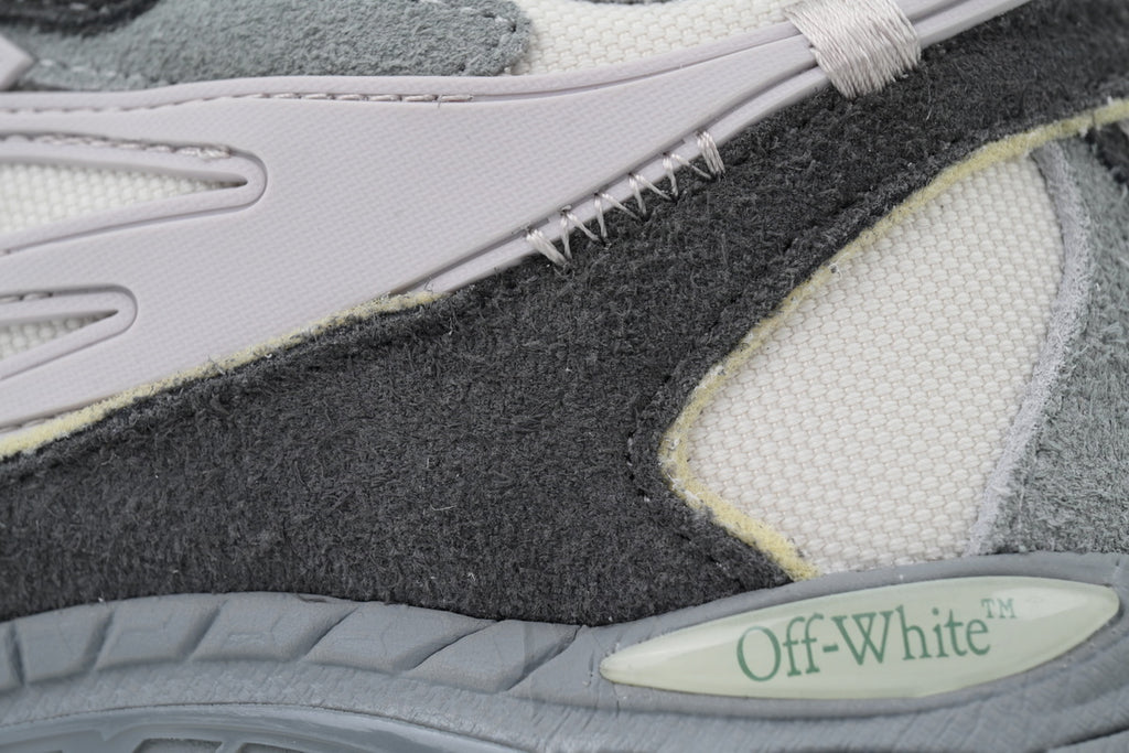 Off-White Be Right Back Grey Colorblock Sneakers