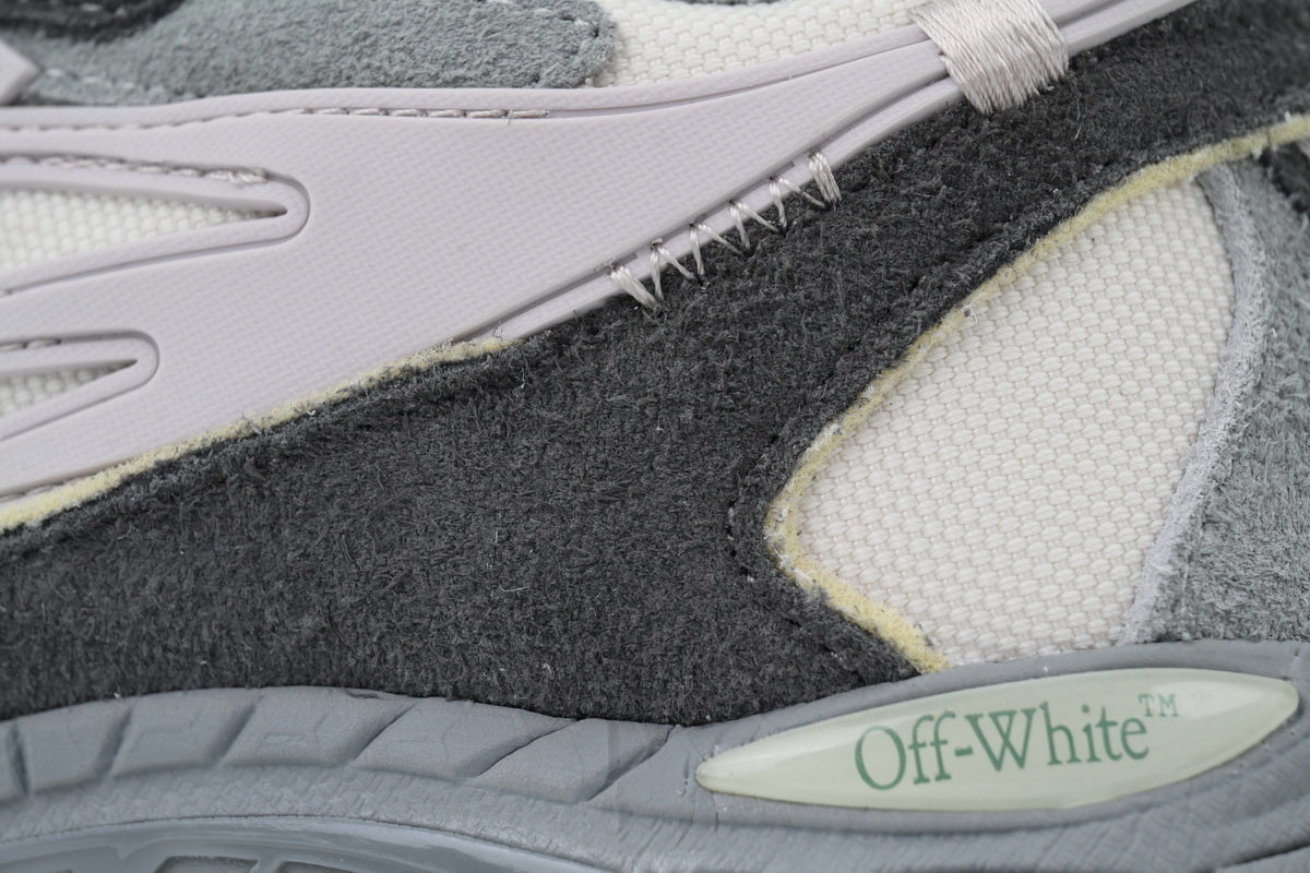 Off-White Be Right Back Grey Colorblock Sneakers