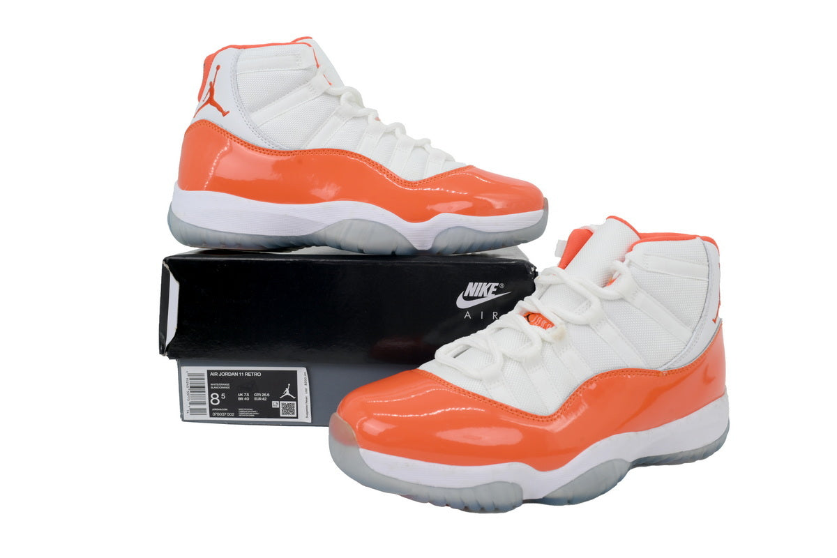 Air Jordan 11 Retro White Orange