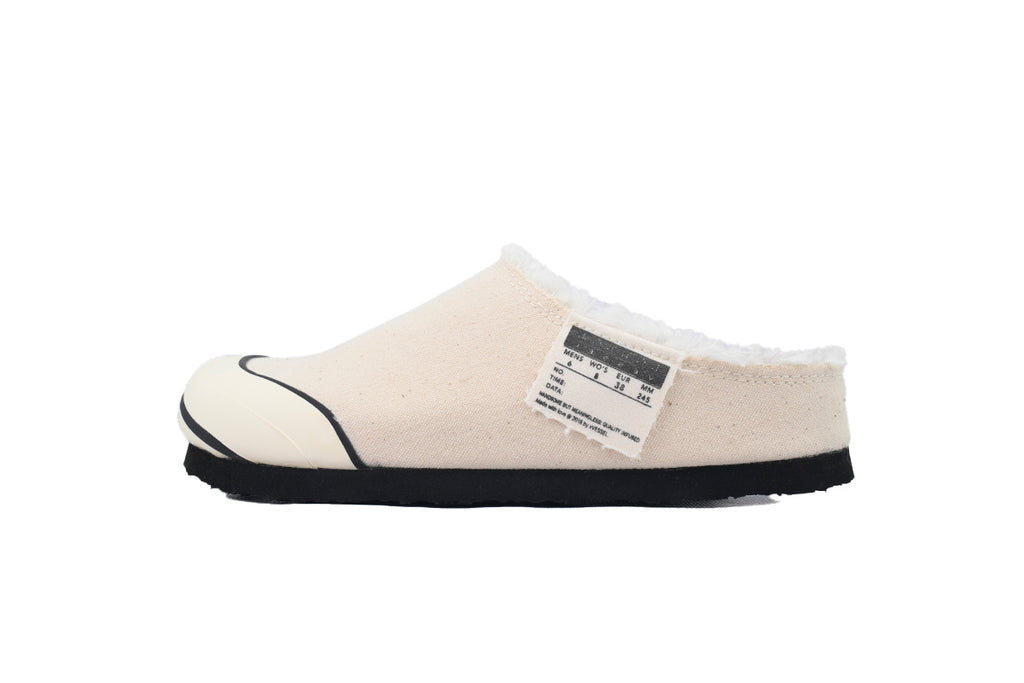 xVESSEL Cabin One Cream Canvas Mule Sneakers