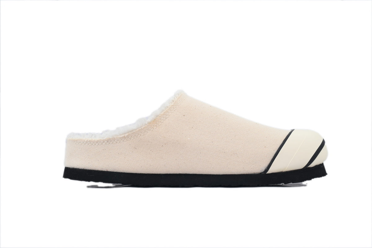 xVESSEL Cabin One Cream Canvas Mule Sneakers