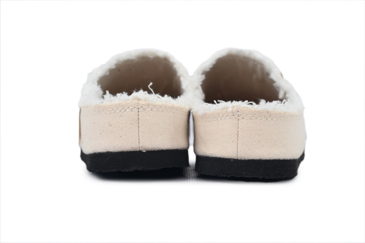 xVESSEL Cabin One Cream Canvas Mule Sneakers