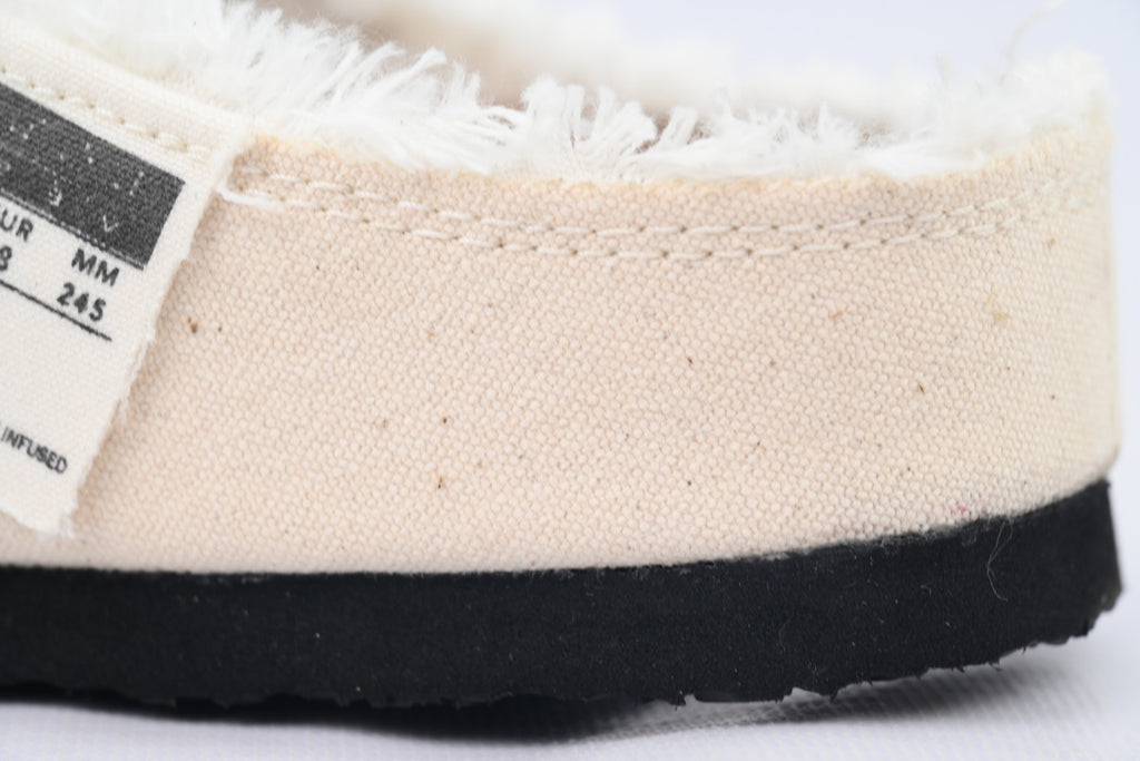 xVESSEL Cabin One Cream Canvas Mule Sneakers